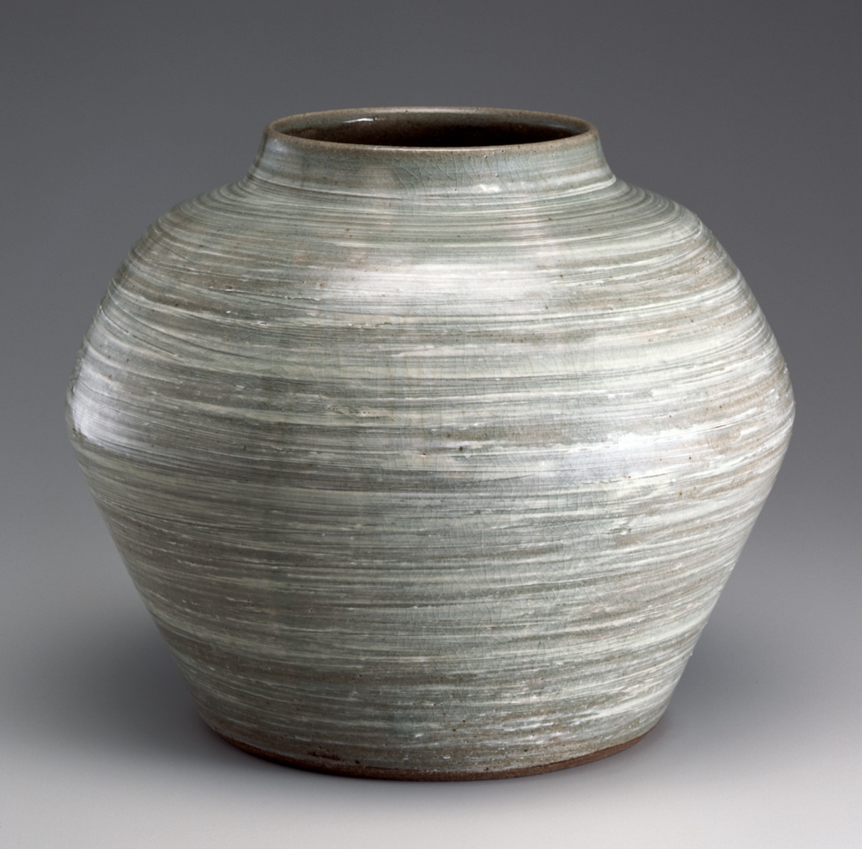 No.1305 赤色漆塗 四つ足壺型土器縄文時代晩期ご売約済み。 画室