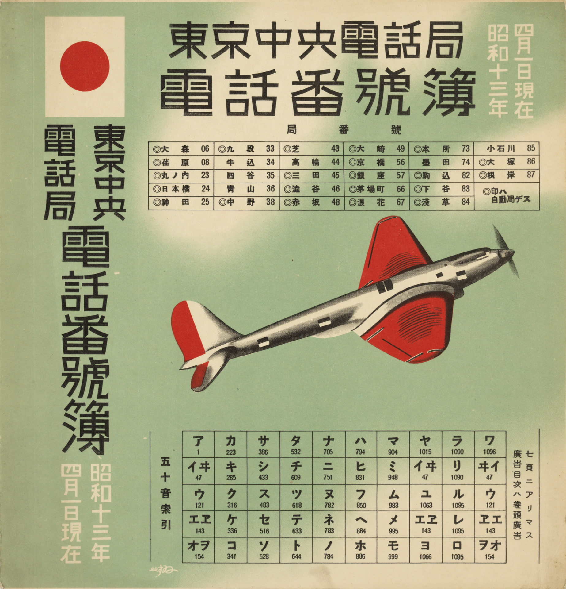 東京中央電話局電話番号簿』 - 国立工芸館