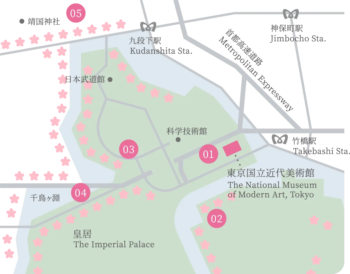 周辺風景のマップ画像