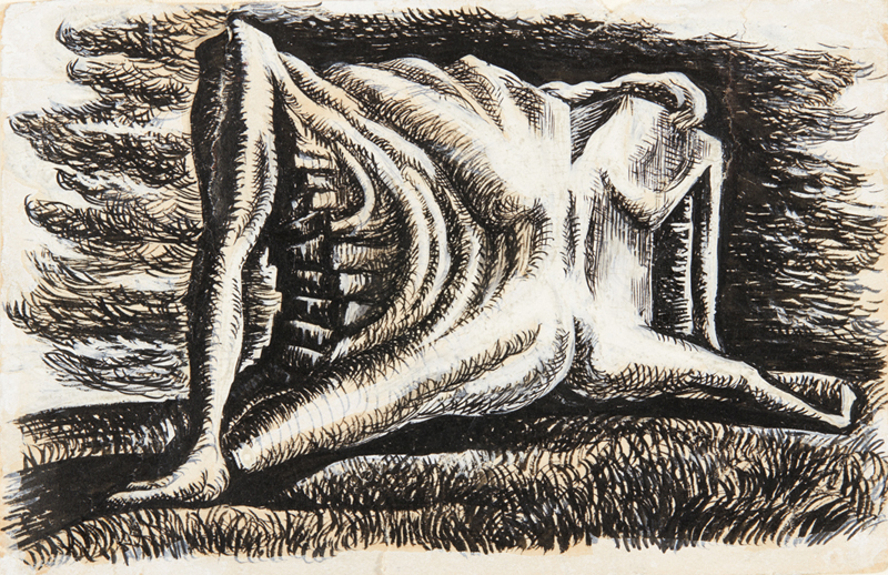 Illustration no.7 to the Novel The Wall by Abe Kobo - 東京
