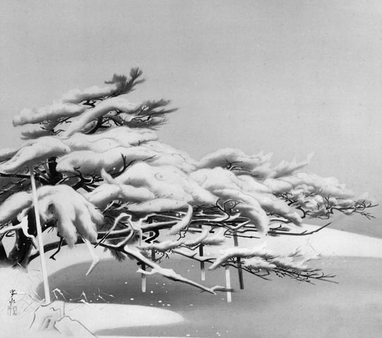 Pine Coverd with Snow - 東京国立近代美術館