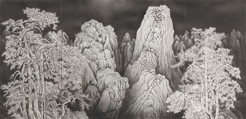 仿北宋雪景水墨山水 - 東京国立近代美術館