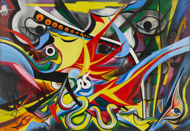 燃える人 - 東京国立近代美術館