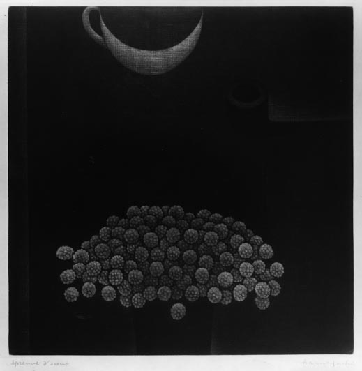 h浜口陽三の腐蝕銅版画　「フェンネル」美品 P00021_0001.jpg