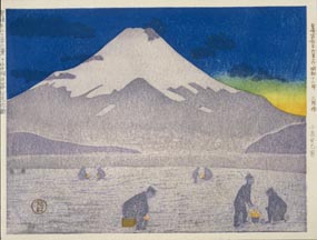 富士山と漁船の版画作品 P00130-001_0001.jpg
