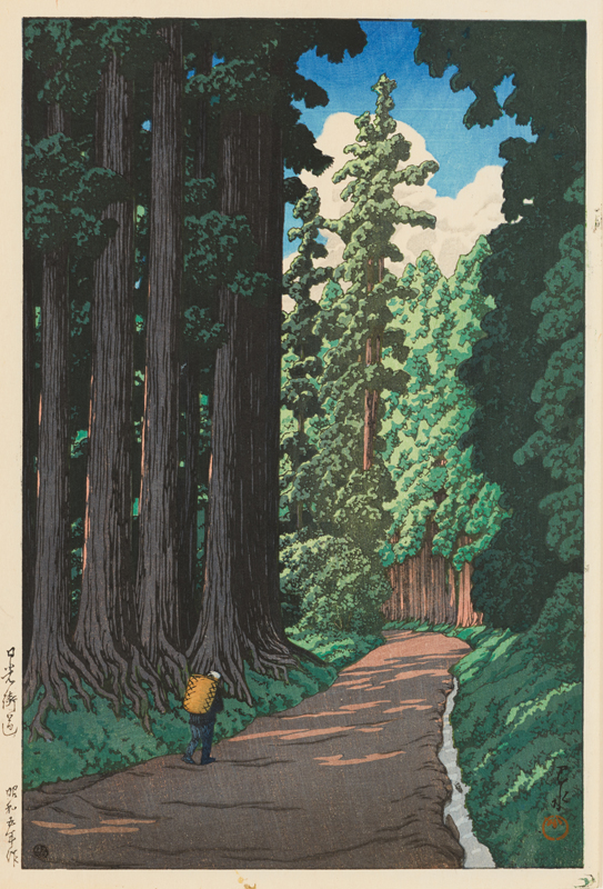 画題室生川，2号，1960年代，日本美術院森本有泉，ゲンジボタル街道