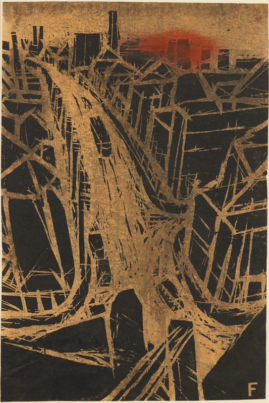 藤牧義夫、都会風景、希少豪華画集画、新品高級額・額装付、大判 2025年最新】藤牧義夫の人気アイテム - メルカリ