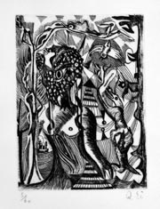 素晴らしい IV」より 「SCALE 瑛九・銅版画 148.木 東京国立近代美術館 - 絵画