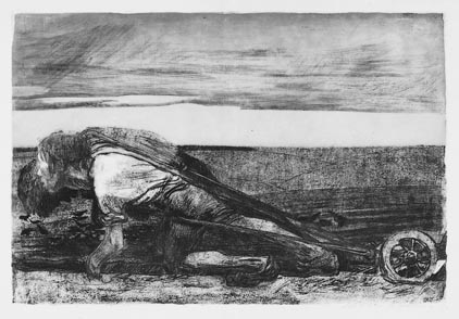 農民戦争」より 1. 鋤を引く人 - 東京国立近代美術館