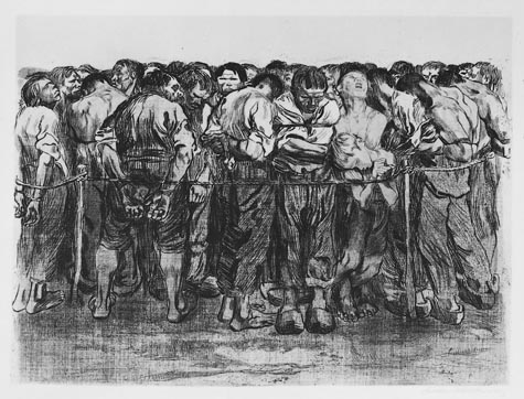 農民戦争」より 7. 囚われた人々 - 東京国立近代美術館