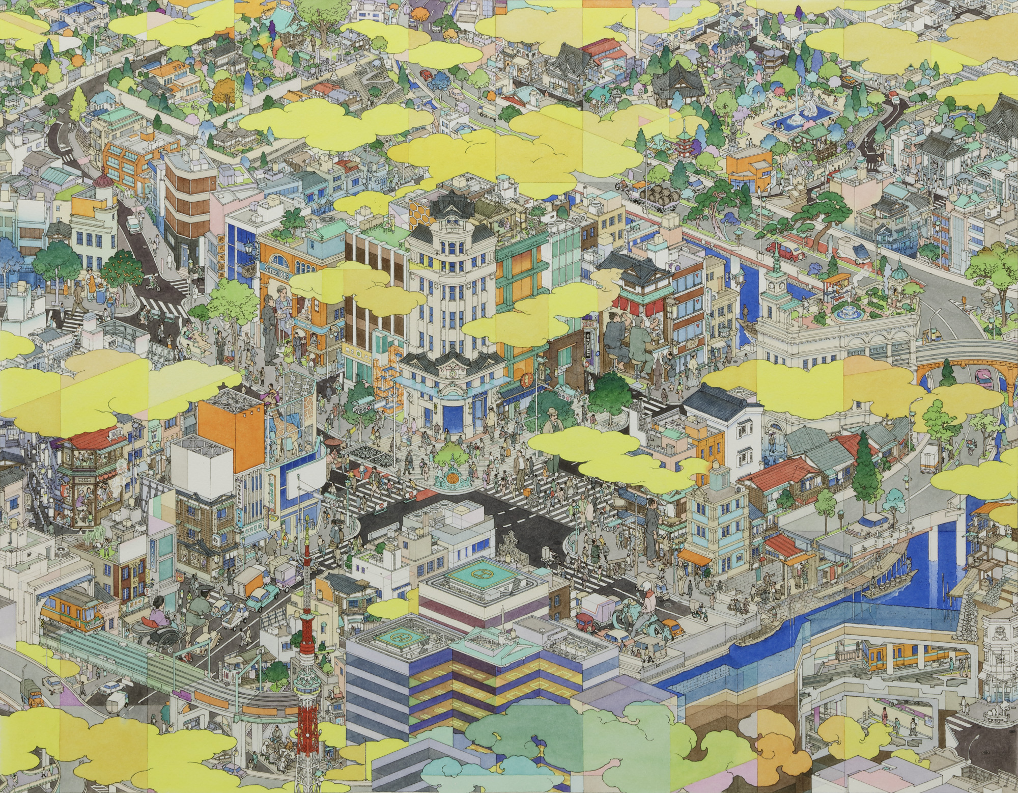 山口晃 見／世／物 - 東京国立近代美術館
